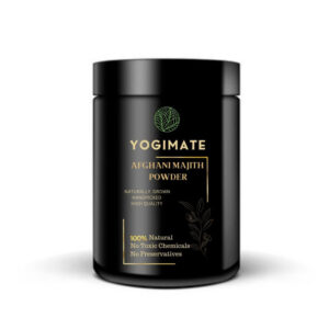 YOGIMATE Majith Afgani Powder - Manjistha Afgani Powder - Rubia Cordifolia Afgani Powder - Afgani Madder Powder - Pure & Natural
