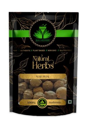 SAI HERBS Majuphal - Manjakani - Quercus Infectoria Oliv - Dyer's Oak - Gall Nuts - Pure & Natural