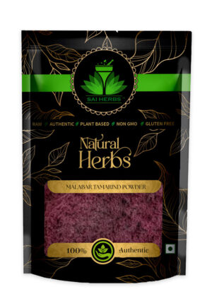 SAI HERBS Malabar Tamarind Powder - Good for Healthy Lifestyle, Supports Overall Wellness - Pure & Natural