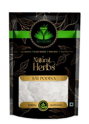 SAI HERBS Menthol Crystal - Sat Pudina Crystals - Natural Menthol Crystals - Menthol Crystals for Soap Making - Shower Steamers Aromatherapy - Pure & Natural