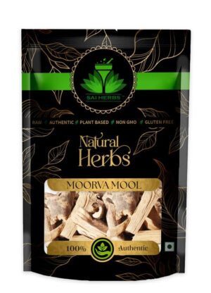 SAI HERBS Moorva Mool - Murva Mool - Marsdenia Tenacissima - Pure & Natural