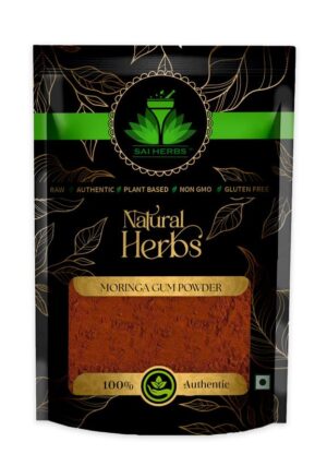 SAI HERBS Moringa Gum Siddha Powder - Pure Moringa Gum Siddha Powder - Good for Acne Scars, Moisturizer & Dark Circles - Indian Aloes Siddha Powder - Pure & Natural