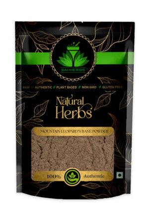 SAI HERBS Mountain Leopard's Bane Unani Powder - Good for Healthy Lifestyle, Supports Overall Wellness - Pure & Natural