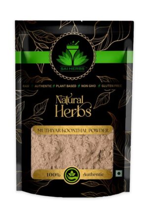 SAI HERBS Muthiyar Koonthal Siddha Powder - Dried Sunk Vine Siddha Powder - Pure & Natural