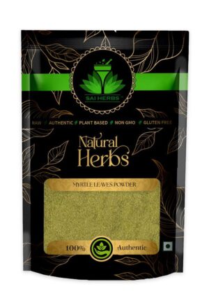 SAI HERBS Myrtle Leaves Powder - Good for Healthy Lifestyle, Supports Overall Wellness - Pure & Natural