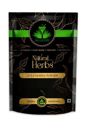 SAI HERBS Olive Leaf Powder - Olive Leaves Powder - Pure & Natural