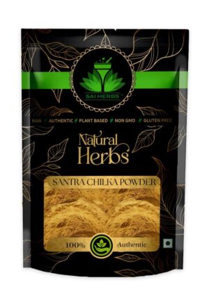 SAI HERBS Orange Peel Powder - Santra Chilka Powder - Santara Chilkha Powder - Pure & Natural