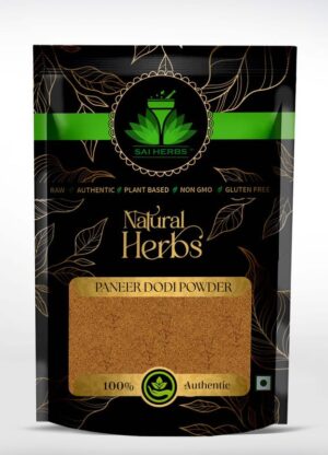 SAI HERBS Paneer Dodi Churan - Paneer Doda Churan - Paneer ka Phool Churan - Withania Coagulans Churan - Pure & Natural