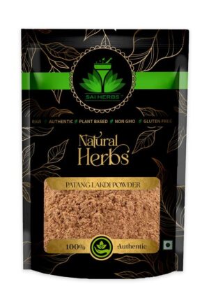 SAI HERBS Patang Lakdi Unani Powder - Patang Unani Powder - Caesalpinia Sappan Unani Powder - Sappan Wood Unani Powder - Pure & Natural