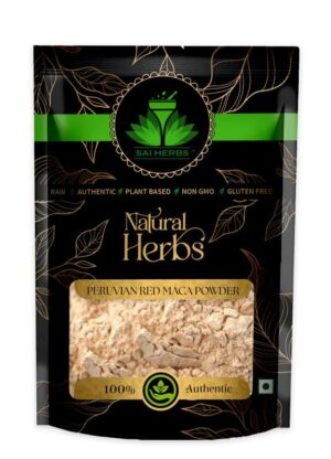 SAI HERBS Peruvian Red Maca Root Churan - Peru Red Maca Root Churan - Pure & Natural