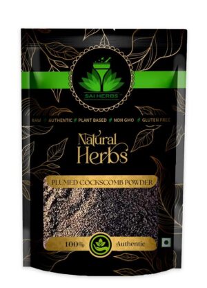 SAI HERBS Plumed Cockscomb Powder - Sarwali Powder - Pure & Natural