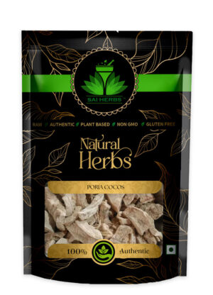 SAI HERBS Poria Cocos - Good for Healthy Lifestyle, Supports Overall Wellness - Pure & Natural