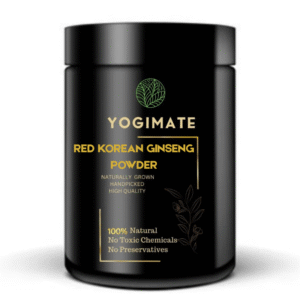 YOGIMATE Red Korean Ginseng Churan - Boosts Energy and Immunity - Relieves Stress - For Muscles - Stamina - Pure & Natural