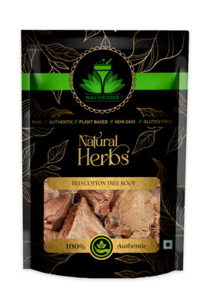 SAI HERBS Red Cotton Tree Root - Good for Healthy Lifestyle, Supports Overall Wellness - Pure & Natural