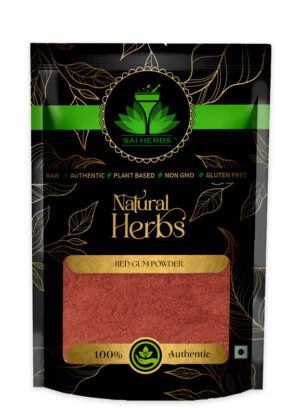 SAI HERBS Red Gum Powder - Lal Gond Powder - Good for Healthy Lifestyle, Supports Overall Wellness - Pure & Natural