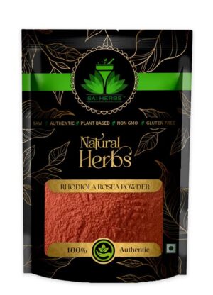 SAI HERBS Rhodiola Rosea Siddha Powder - Golden Root Siddha Powder - Supports Energy Production Focus & Attention - Pure & Natural