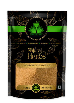 SAI HERBS Sacred Blue Lotus Churan - Good for Healthy Lifestyle, Supports Overall Wellness - Pure & Natural