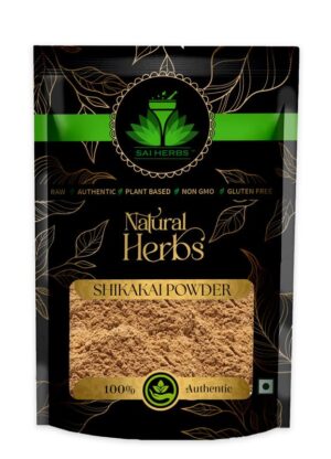 SAI HERBS Shikakai Powder - Soap Pod Powder - Acacia Concinna Powder - Pure & Natural