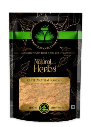 SAI HERBS Sitharathai Powder - Lesser Galangal Powder - Chitharathai Powder - Pure & Natural