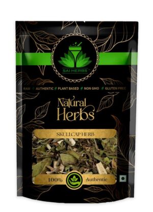SAI HERBS Skullcap Leaves - For Mental Clarity Herbal Tea - Healthy Lifestyle - Pure & Natural