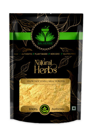 SAI HERBS Snow Mountain Garlic Powder - Good for Healthy Lifestyle, Supports Overall Wellness - Pure & Natural