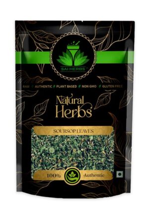 SAI HERBS Soursop Leaves Siddha Powder - Hojas De Guanabana Siddha Powder - Dried Soursop Leaves Siddha Powder - Pure & Natural