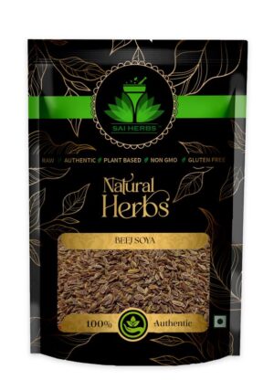 SAI HERBS Soya Seeds - Dil Seeds - Beej Soya - Shata Pushpa - Anthem Graveolens - Pure & Natural