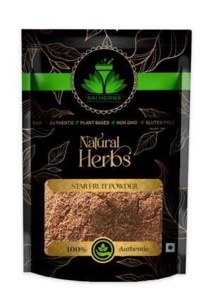 SAI HERBS Star Fruit Unani Powder - Kamrakh Unani Powder - Pure & Natural