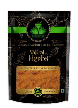 SAI HERBS Sunflower Petals Powder - Good for Healthy Lifestyle - Pure & Natural