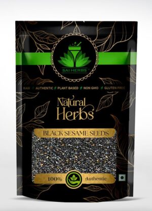 SAI HERBS Til Kala Special - Sesamum Indicum - Black Sesame Seeds - Pure & Natural