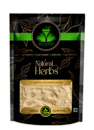 SAI HERBS Tuberose Lily Herb Powder - Good for Healthy Lifestyle, Supports Overall Wellness - Pure & Natural