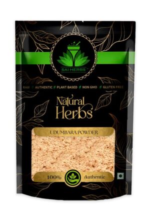 SAI HERBS Udumbara Churan - Cluster Fig Churan - Ficus Glomerata Churan - Pure & Natural