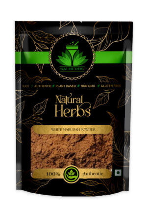 SAI HERBS White Marudah Powder - Good for Healthy Lifestyle, Supports Overall Wellness - Pure & Natural