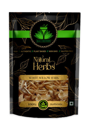 SAI HERBS Dried White Willow Bark - Good for Healthy Lifestyle, Supports Overall Wellness - Pure & Natural