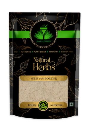 SAI HERBS Wild Yam Siddha Powder - Wild Yam Supplement - Pure & Natural