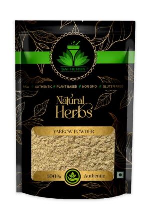 SAI HERBS Yarrow Unani Powder - For Anxiety - For Digestive Problems - Pure & Natural