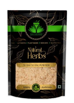 SAI HERBS Ylang Ylang Unani Powder - Cananga Odorata Unani Powder - Pure & Natural