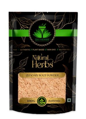 SAI HERBS Zedoary Root Unani Powder - Pure & Natural