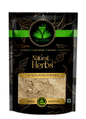 SAI HERBS Acacia Pods Powder - Good for Healthy Lifestyle, Supports Overall Wellness - Pure & Natural
