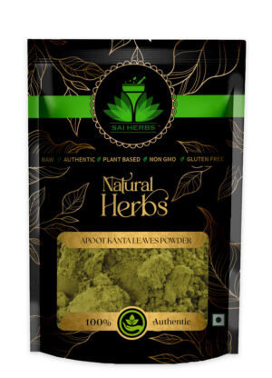 SAI HERBS Apoot Kanta Leaves Siddha Powder - Good for Healthy Lifestyle, Supports Overall Wellness - Pure & Natural