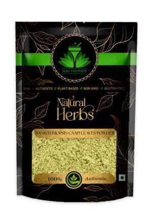SAI HERBS Banisteriopsis Caapi Leaves Powder - Ayahuasca Powder - Caapi Powder - Pure & Natural