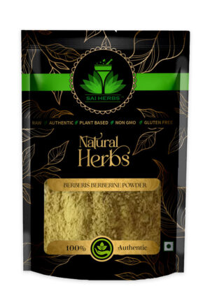 SAI HERBS Berberis Berberine Powder - Good for Healthy Lifestyle, Supports Overall Wellness - Pure & Natural