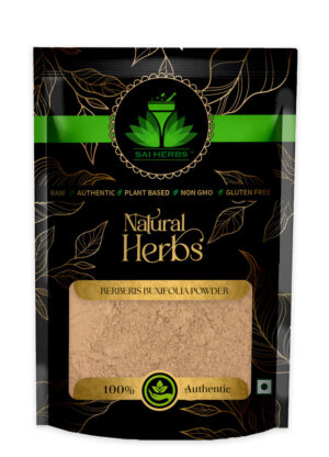 SAI HERBS Berberis Buxifolia Siddha Powder - Good for Healthy Lifestyle, Supports Overall Wellness - Pure & Natural