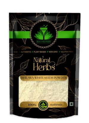 SAI HERBS Bhilawa White Seeds Unani Powder - Marking Nut Unani Powder - Safed Bilava Beej Unani Powder - Safed Bhilava Unani Powder - White Bilawa Unani Powder