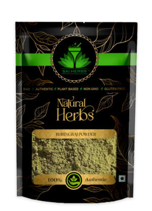 SAI HERBS Bhringraj Siddha Powder - Good for Hair Care for Hair Growth, Scalp Health & Dandruff Control - Good for Healthy Lifestyle, Supports Overall Wellness - Pure & Natural