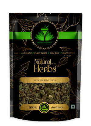 SAI HERBS Blackberry Leaves - Good for Healthy Lifestyle, Supports Overall Wellness - Pure & Natural (100 Grams)