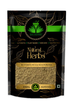 SAI HERBS Butterfly Pea Leaves Siddha Powder - Good for Healthy Lifestyle, Supports Overall Wellness - Pure & Natural