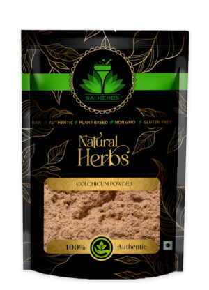 SAI HERBS Colchicum Unani Powder - Good for Healthy Lifestyle, Supports Overall Wellness - Pure & Natural