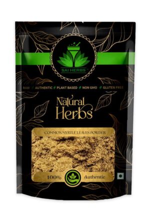 SAI HERBS Common Myrtle Leaves Powder - Good for Healthy Lifestyle, Supports Overall Wellness - Pure & Natural