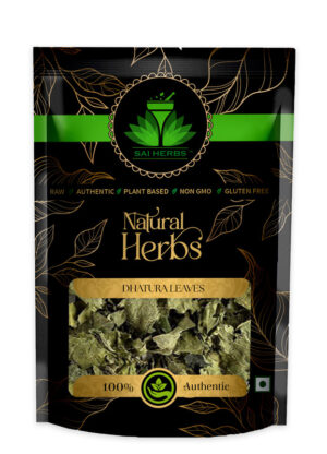 SAI HERBS Dhatura Leaves - Good for Healthy Lifestyle, Supports Overall Wellness - Pure & Natural (100 Grams)